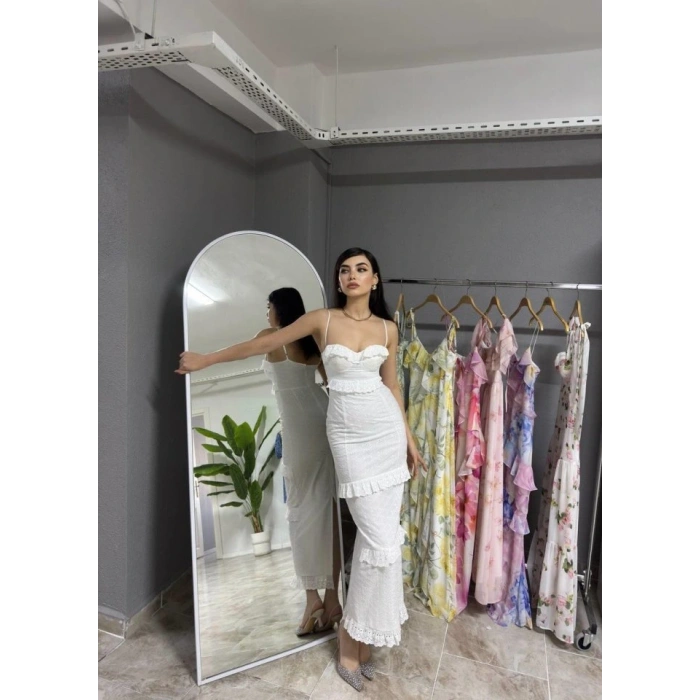 Lere Ip Askılı Elbise