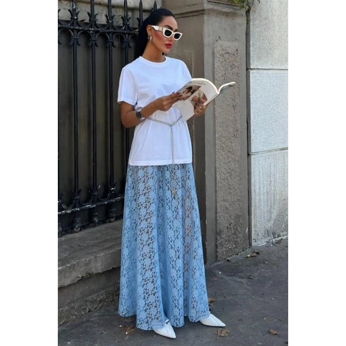 Maxi Dantel Etek 4047