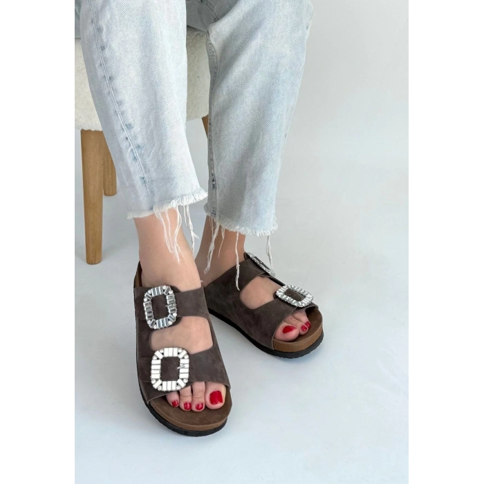 Nool Kahverengi Nubuk Terlik