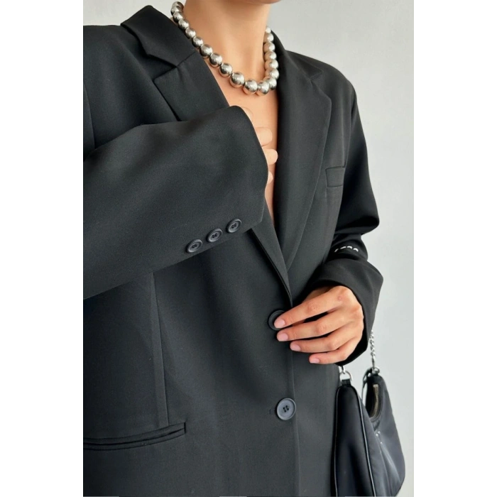Oversize Ceket - Siyah
