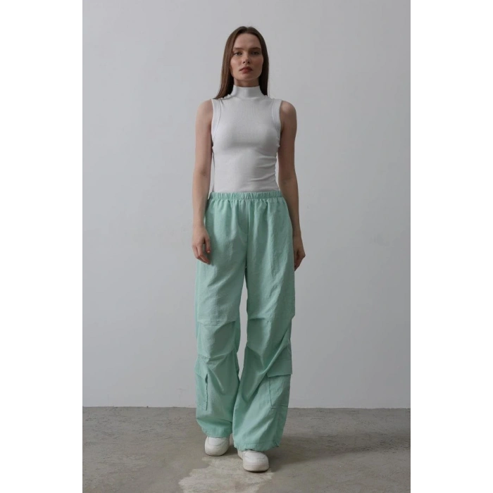 Paraşüt Cargo Pantolon - Mint
