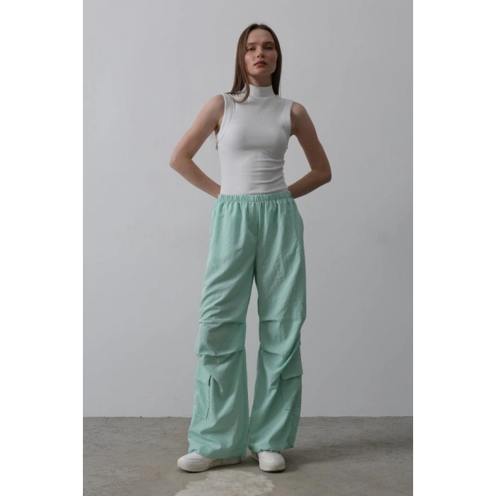 Paraşüt Cargo Pantolon - Mint