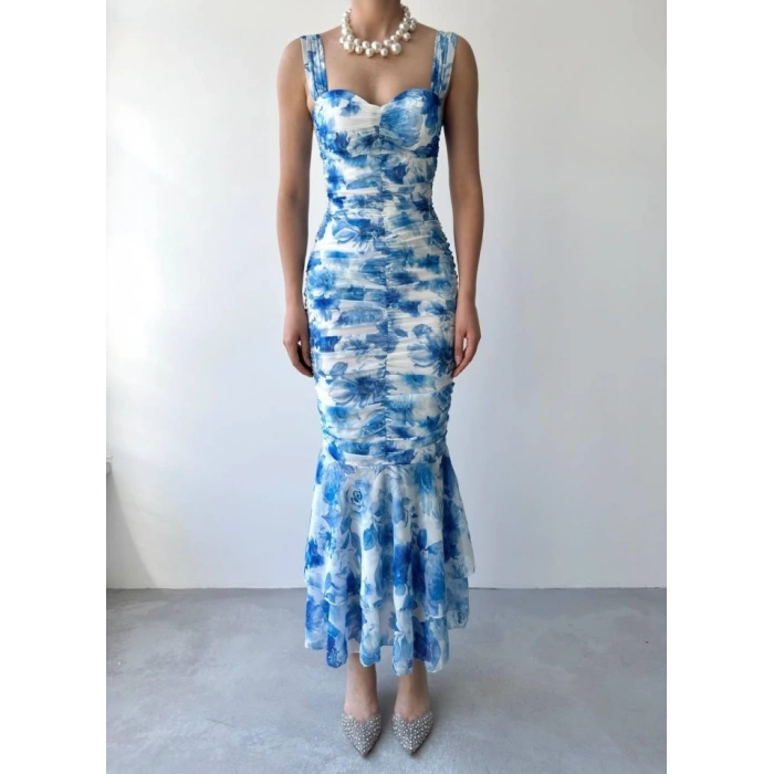 Peran Büzgülü Elbise