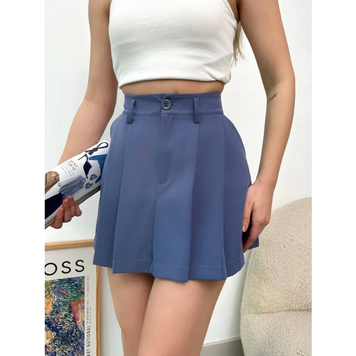 Pileli atlas mini etek s24820