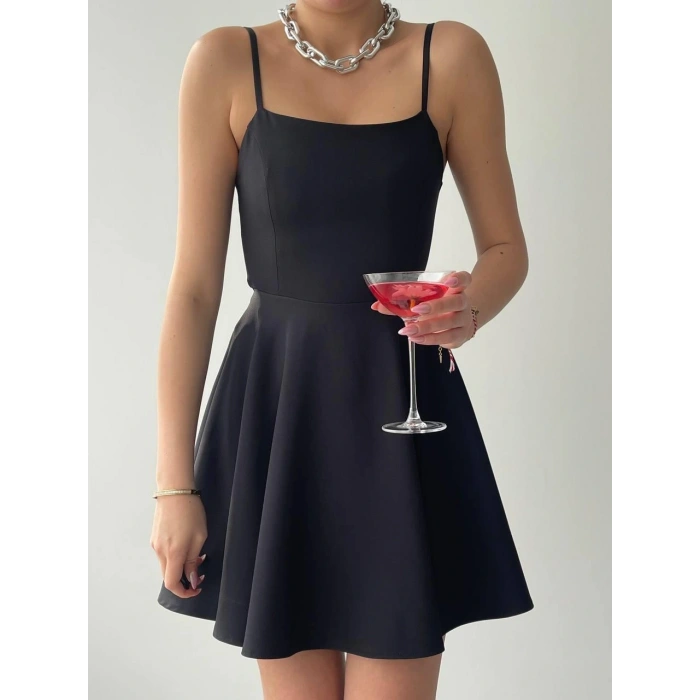 Pole İp Askılı Elbise