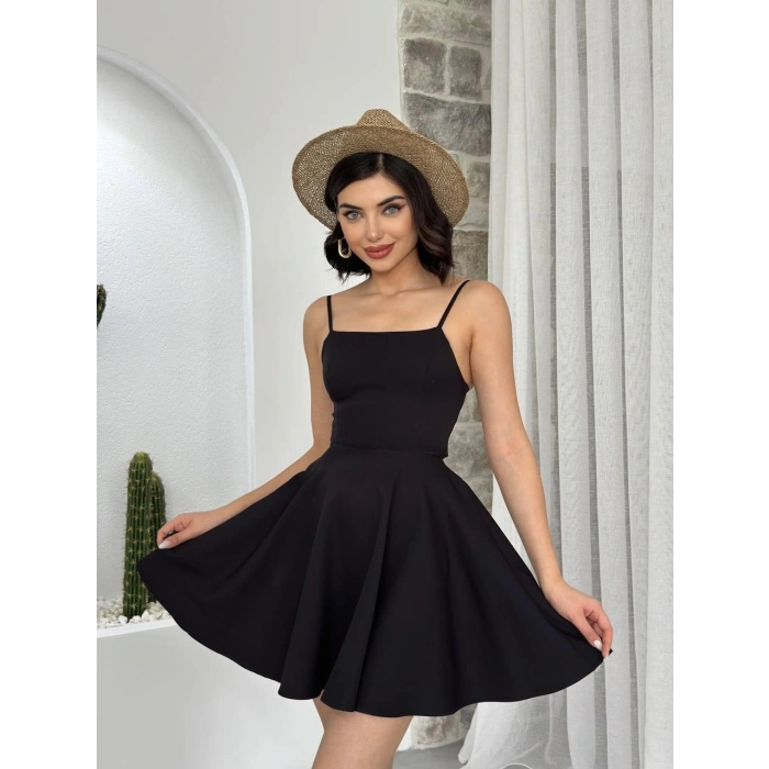 Pole İp Askılı Elbise