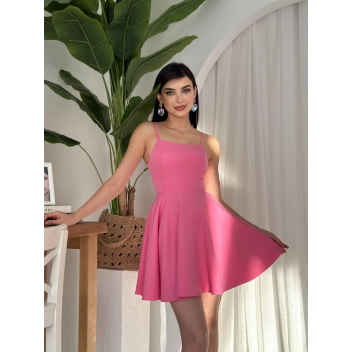 Pole İp Askılı Elbise