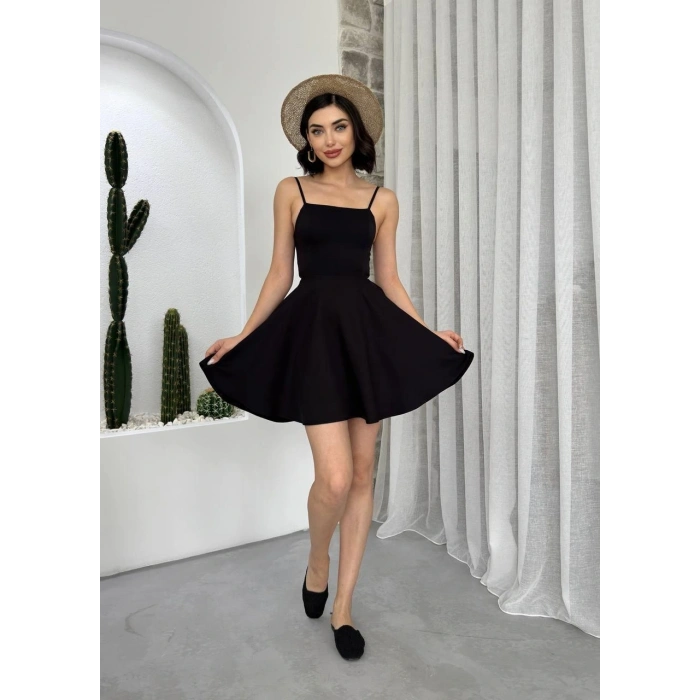 Pole İp Askılı Elbise