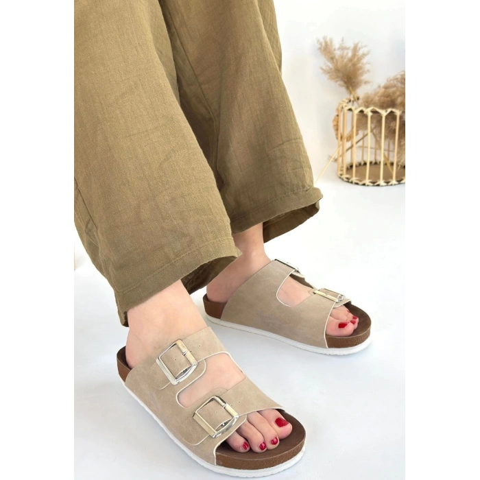 Rıno Ten Nubuk Terlik