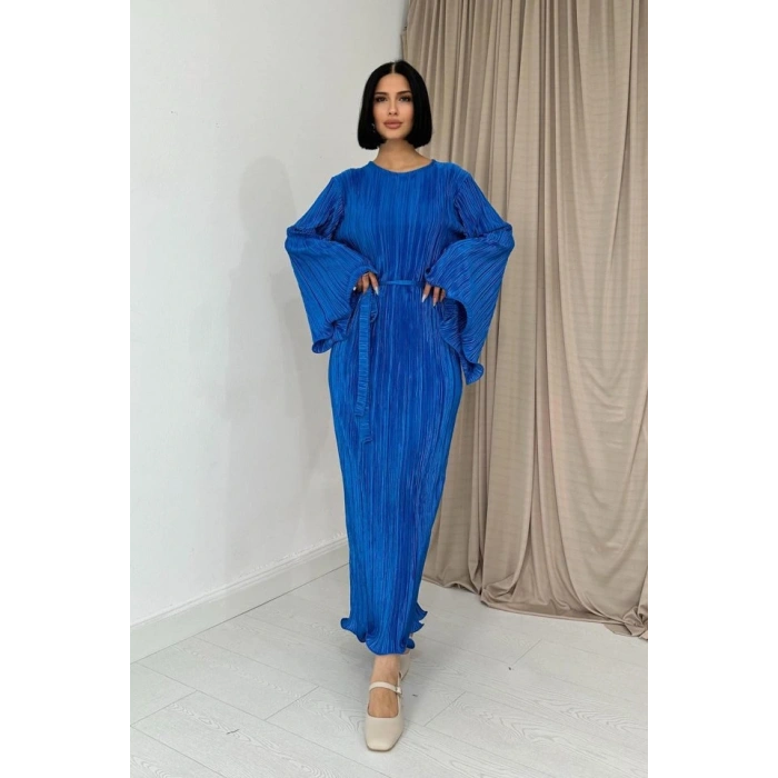 Saks İspanyol Kol Piliseli Elbise