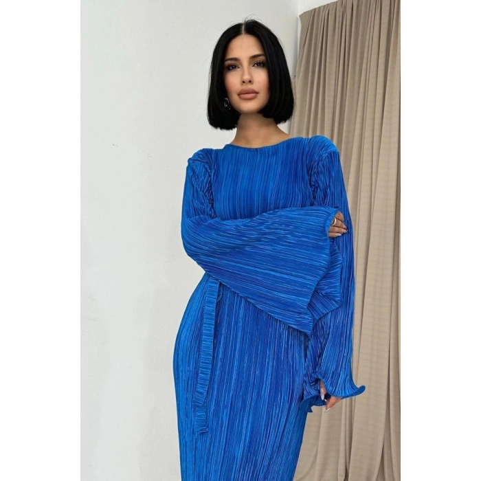 Saks İspanyol Kol Piliseli Elbise