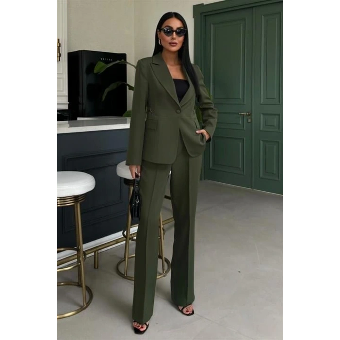 Sırt Dantel Detay Premium Takım Elbise 10031