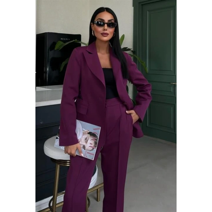 Sırt Dantel Detay Premium Takım Elbise 10031