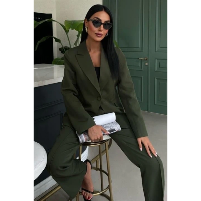 Sırt Dantel Detay Premium Takım Elbise 10031