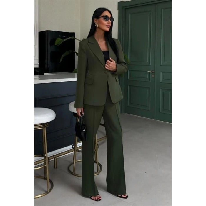 Sırt Dantel Detay Premium Takım Elbise 10031