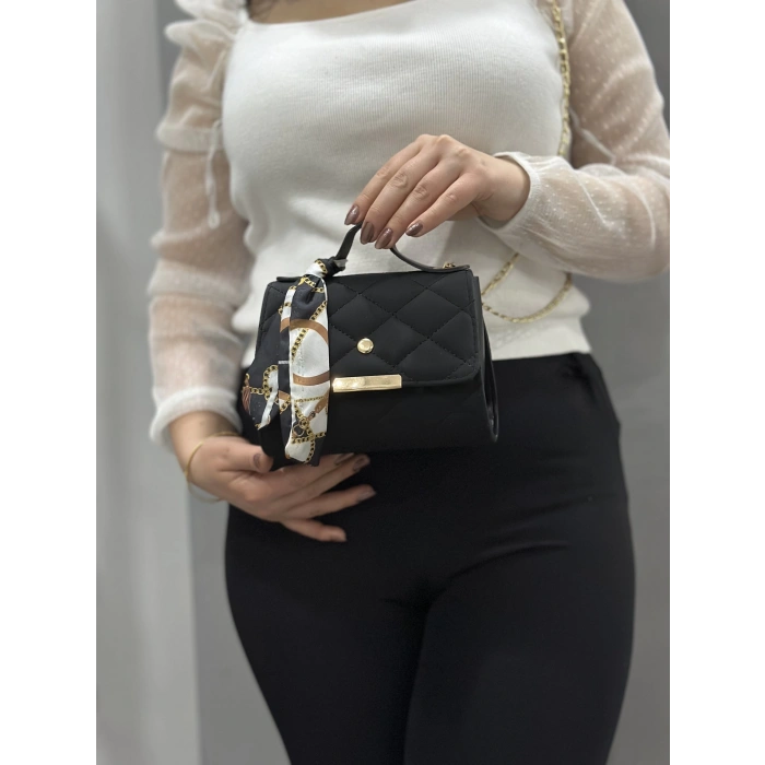 Siyah cilt zoje çanta