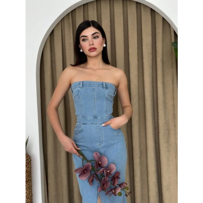 Sonic Straplez Elbise