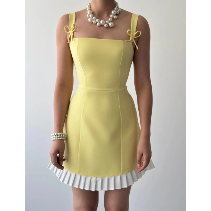 Steel Fiyonk Detay Elbise