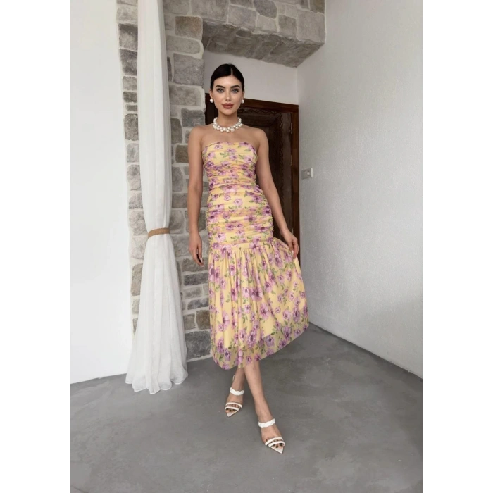 Talia Straplez Elbise