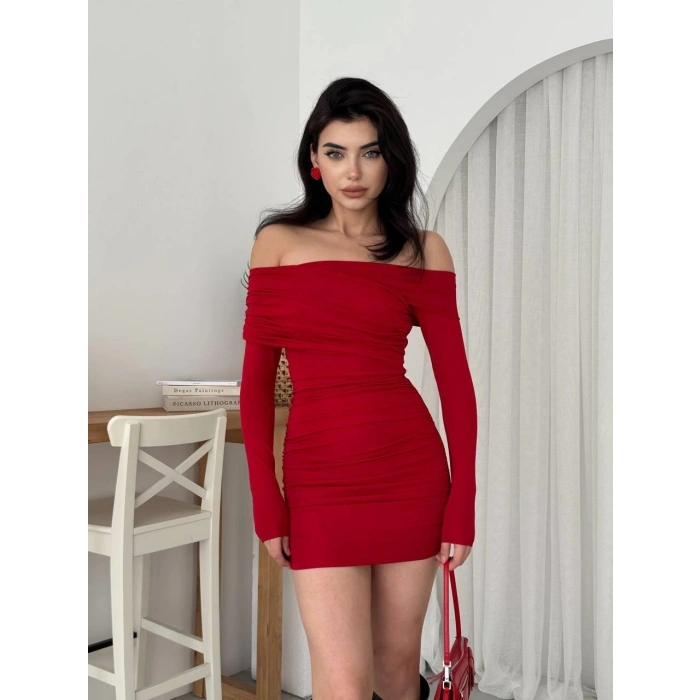 Tefs Straplez Elbise