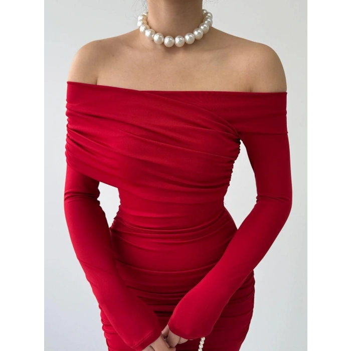 Tefs Straplez Elbise