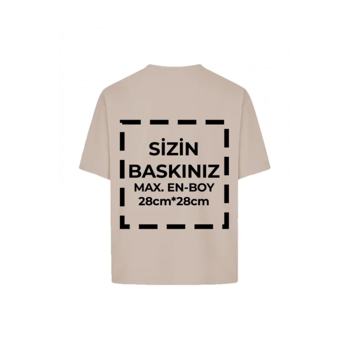 Tişört Tasarla 24/1 Kumaş - Bej
