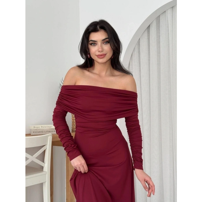 Uras Straplez Elbise