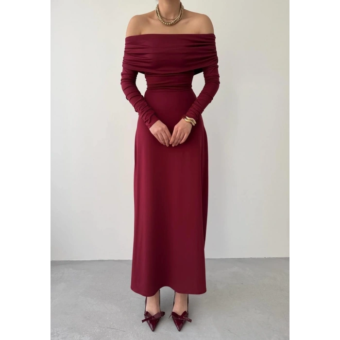 Uras Straplez Elbise