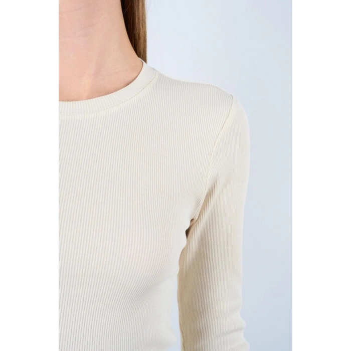 Uzun Kollu Body - Ekru