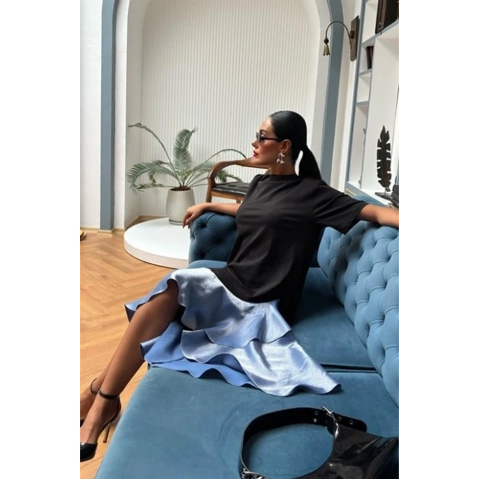 Volanlı Süprem Elbise 2864