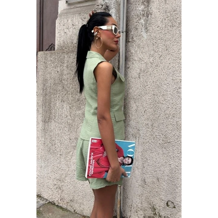 Yelek Şort Viscon Takım 10156-17