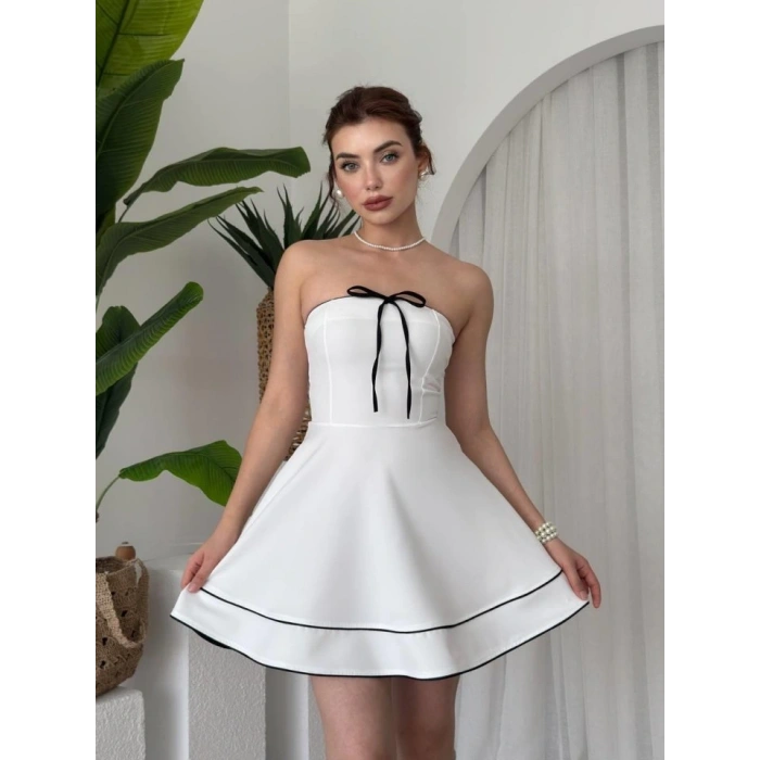 Yuna Straplez Elbise