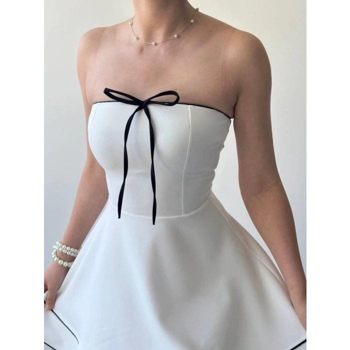 Yuna Straplez Elbise