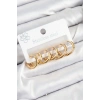 316L Çelik Halka Model Gold Renk 3lü Set Kadın Küpe