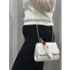 Beyaz cilt zoje çanta