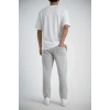 Erkek Baggy Alt Eşofman - Gri