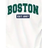 Erkek Boston Baskılı Süprem T-shirt
