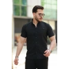 Erkek çıtçıt Düğmeli Kısa Kollu Gömlek