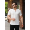 Erkek Kısa Kollu çizgili Gömlek
