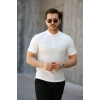 Erkek Kısa Kollu Hakim Yaka önü Düğmeli Viskon Tişört