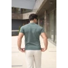 Erkek Polo Yaka Fermuar Detaylı Tişört