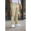Erkek Rahat Keten Pantolon