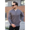 Erkek Scuba Süet Kumaş Bomber Hırka