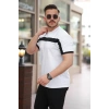 Erkek şerit Detaylı Kısa Kollu T-shirt