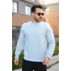 Erkek Üç İplik Şardonlu Sweatshirt