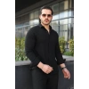 Erkek Uzun Kollu Müslin Kumaş Gömlek