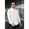 Erkek Uzun Kollu Müslin Kumaş Gömlek