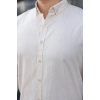 Erkek Uzun Kollu Rahat Keten Gömlek