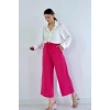 Fuşya Keten Pantolon