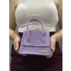 luxe lila cilt çanta